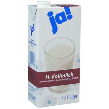 Ja H-Vollmilch 12 x 1,00 Liter