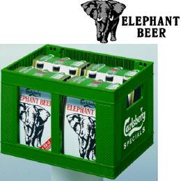 Carlsberg beer Elephant 24/0,33 Ltr.       MEHRWEG