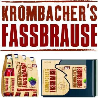 Krombacher Fassbrause Holunder 24/0,33 Ltr. MEHRWE