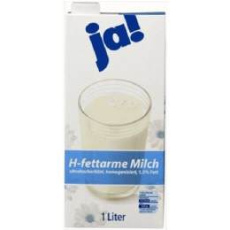JA H-Vollmilch 3,5% Fett   12/1 Ltr.