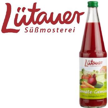 Lütauer Tomaten-Gemüsesaft 6/0,7 Ltr. MEHRWEG