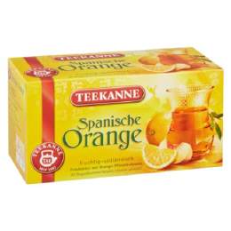 Teekanne Tee Spanische Orange